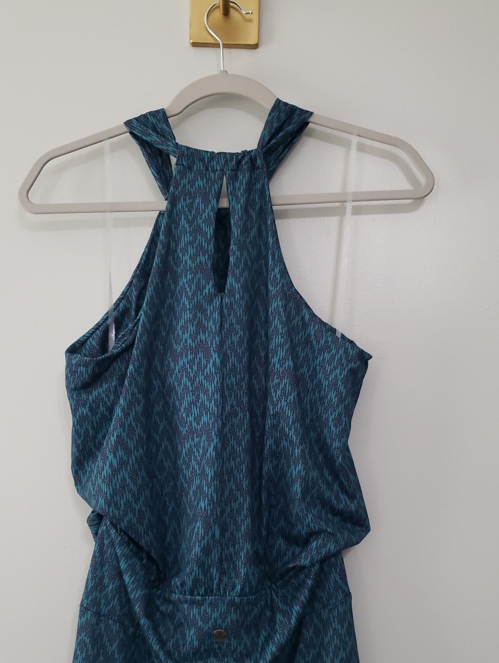 Prana Montezuma Dress Women Small Eclipse Pitaya Green Blue Athleisure Outdoors - Picture 5 of 16